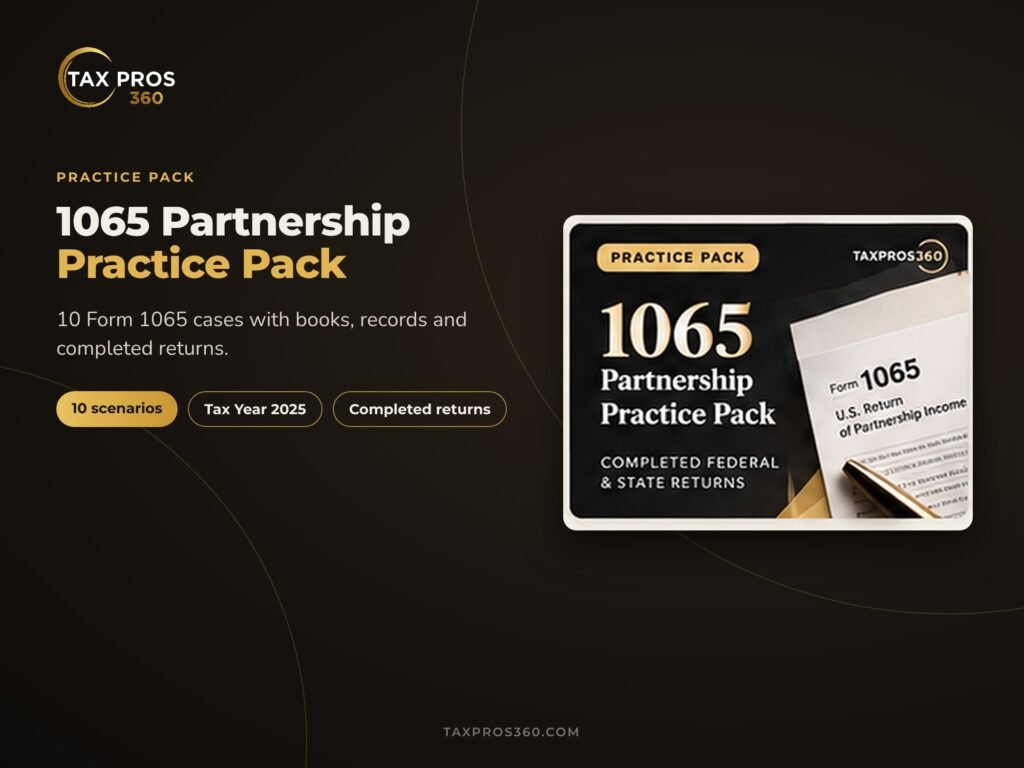 1065 Partnership Practice — product overview