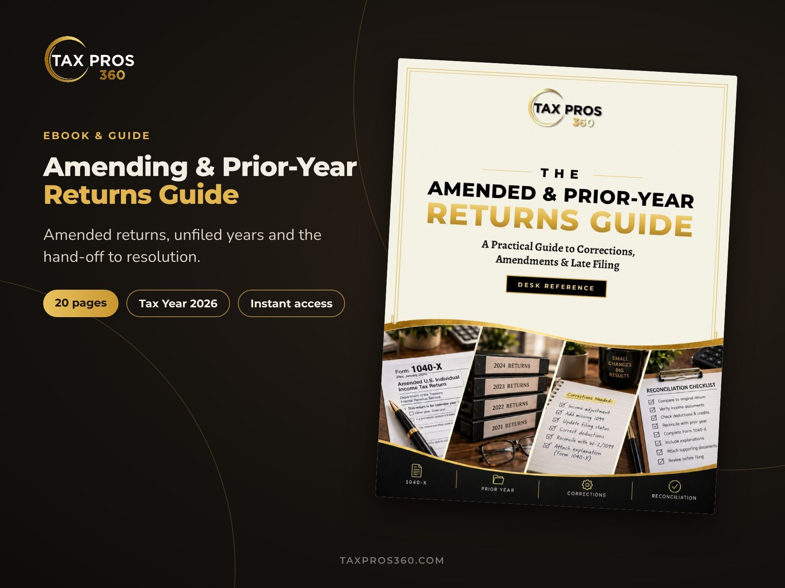 Amending and Prior-Year Returns Guide 2026 cover