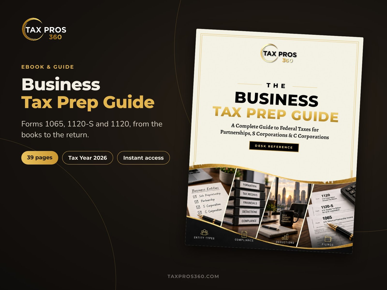 Business Tax Prep Guide 2026 cover