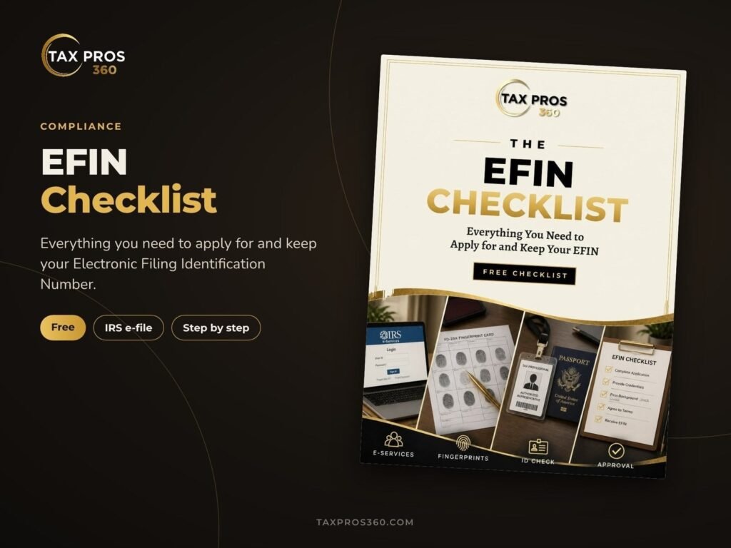 EFIN Application Checklist