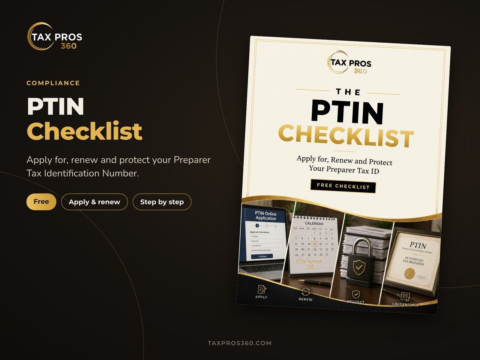 PTIN Application & Renewal Checklist